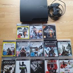 Verkaufe PS3 mit diversen Spielen.
