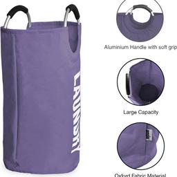 Laundry Bag made from 600D Oxford fabric material with PE coating. Nylon stitched.

Capacity 115 litres. 2 Aluminium handles with soft grip for ease of use.

Water repellent material. NOTE: Not suitable for dry cleaning, bleach or tumble drying. Can be hand washed only.
Ideal for laundry and other storage purposes
