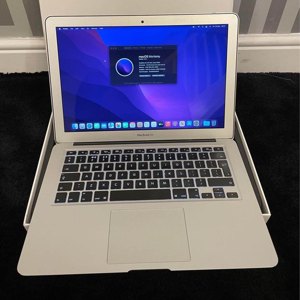 Apple MacBook Air 2015 Monterey OS Installed

Boxed with genuine charger

4gb ram
128gb Ssd

Collection anytime from Leeds
Can be delivered for extra

Buy Now Thankyou.