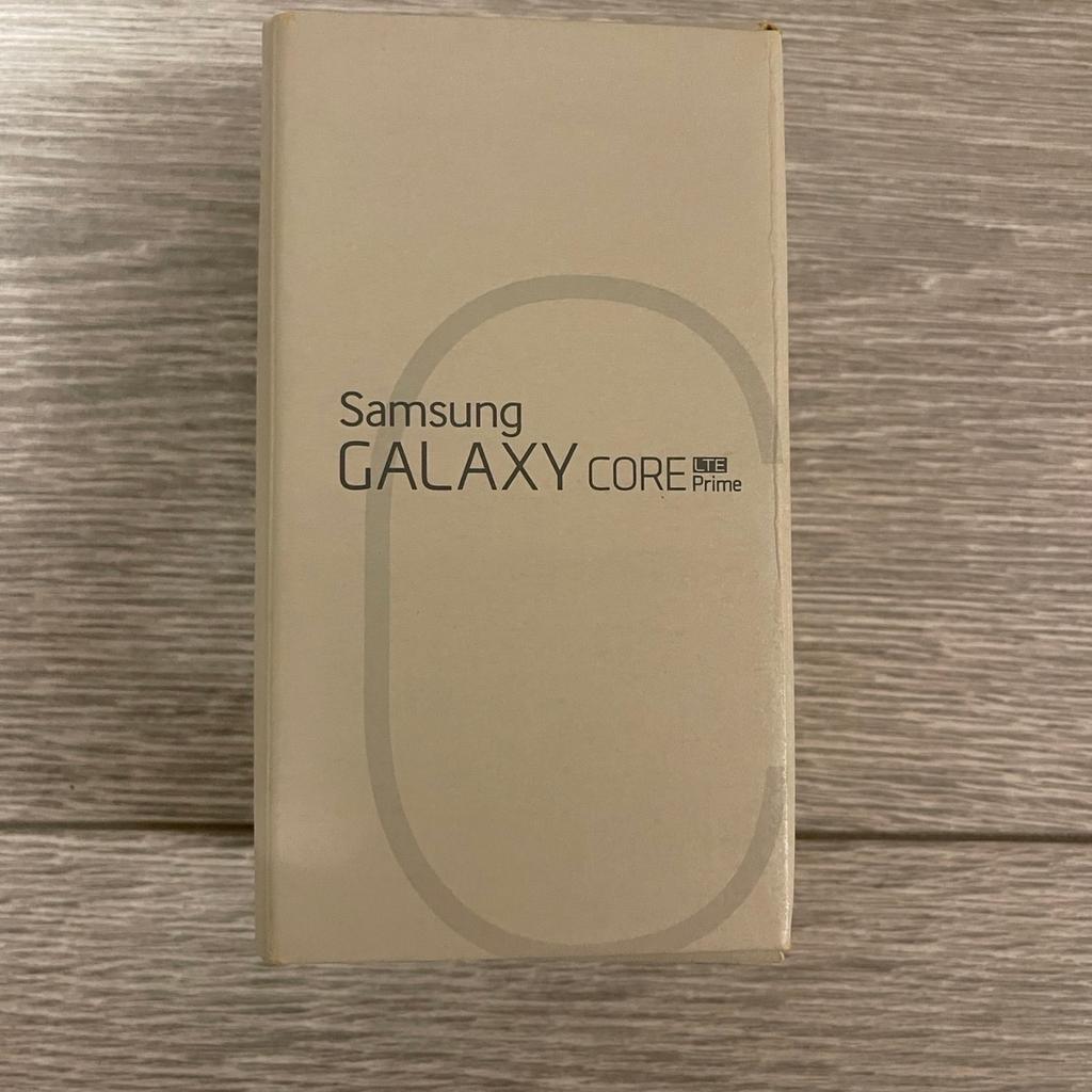 Verkaufe hier das Samsung Galaxy Core LTE Prime Handy in weiß mit schwarzer Handyhülle, Ladekabel & Speicherkarte. Voll funktionsfähig. Keine Rücknahme & keine Garantie. Bei Fragen einfach schreiben. Versandkosten kommen noch oben drauf & der Preis ist verhandelbar.