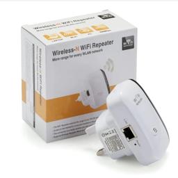 Brand new wifi booster 

WiFi Signal Repeater Extender Range Booster Network 
Internet Amplifier Wireless UK plug