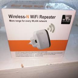 Brand new wifi signal booster uk plug 

WiFi Signal Repeater Extender Range Booster Network Internet Amplifier Wireless UK plug