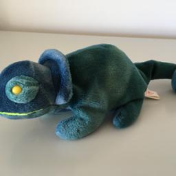 Retired TY Beanie Baby - Rainbow the blue chameleon in very good condition. Postage available to any location in the world from trusted seller - selling successfully online since 2011. Please contact with any queries. All questions answered and offers considered.