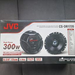 NEW JVC CS DR1720 SPEAKERS 6.5 INCH/17CM

VERY LOUD

GRAB A BARGAIN

PRICED TO SELL

COLLECTION FROM KINGS HEATH B14  OR CAN DELIVER LOCALLY

CALL ME ON 07966629612

CHECK MY OTHER ITEMS FOR SALE, SUBS, AMPS, SPEAKERS, WIRING KITS, TWEETERS ,6X9S ETC