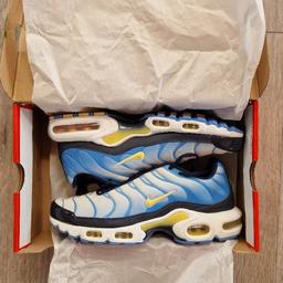 Nagelneuer Originalverpackter Nike TN Air Max Plus in University blue Topaz Gold