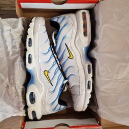 Nagelneuer und Original Verpackter Air Max Plus in White University Gold