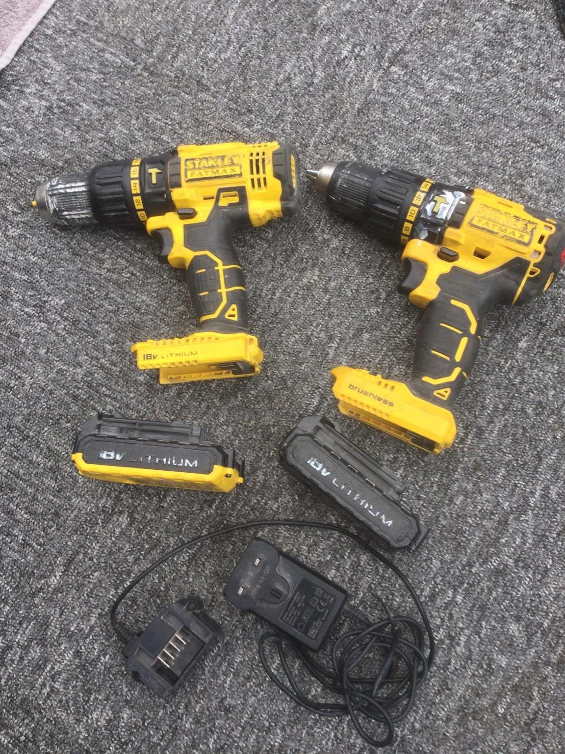 x2 Stanley Drills & Batteries in WS11 Chase for £45.00 for sale Shpock