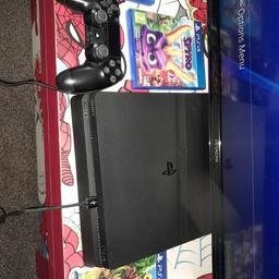 Ps4 slim 500GB great condition Runs fast with NO loud sounds Runs like new fully working comes with 3 games and 1 controller £130 no returns can all be checked before brought only selling as no longer us it collection only dudley dy2 area