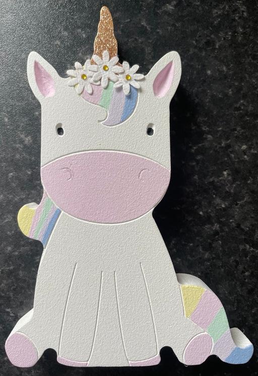 Buy & Sell Essex Thurrock - Essex - Photos for Handpainted Freestanding MDF Unicorn