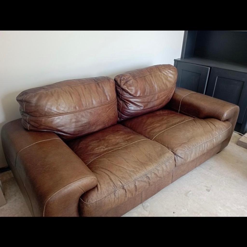 SCS leather sofa in WS9 Walsall für 120,00 £ zum Verkauf Shpock DE