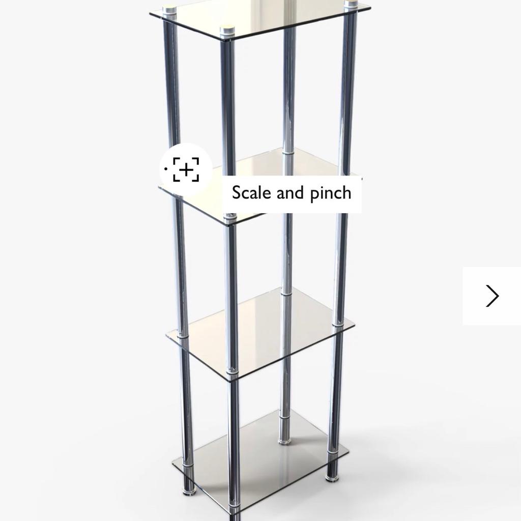 Bathroom glass shelving unit in SW7 London für 30,00 £ zum Verkauf