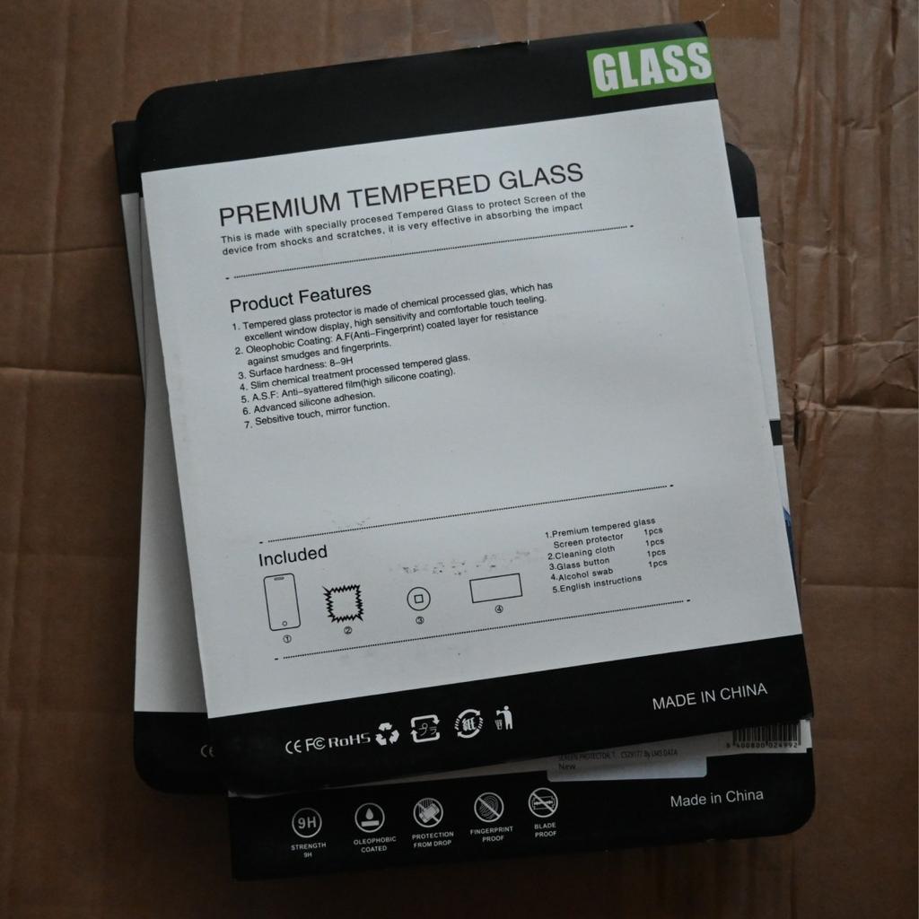 Hi here for sale are these iPad 5 screen protectors only £4.50 each.

I also have a wide variety of quality devices to suit all budgets and tastes. Please see some below:

* Samsung xcover 4 £49 (Download any apps)

* Motorola g5 16gb Unlocked (Download any apps) £45

* VGA and audio to hdmi convertor £9 each

* Nokia 1 plus 8gb unlocked £45

* Epson EB-475W WXGA HDMI VGA Ultra Short Throw 2600 Lumens £89

* USB microphone for online content creators £13 each

* LG TV 42" £89

*TomTom pro WebFleet Telematics Europe 3D Lifetime Maps £45 each(only used plugged)

* iPad 5 screen protector £4.50

*iPhone 4s 8gb/16gb Unlocked, Vodafone/Lebara/o2/GiffGaff/Tesco £19

*iPad 2 16gb £29

*iPad 4 ios10 £40

*iPad 6 ios15 £149

* Windows 10 Nokia 535 unlocked £19 each

*iPhone 5c 16gb Vodafone/ Lebara £29

No offers
Thank you