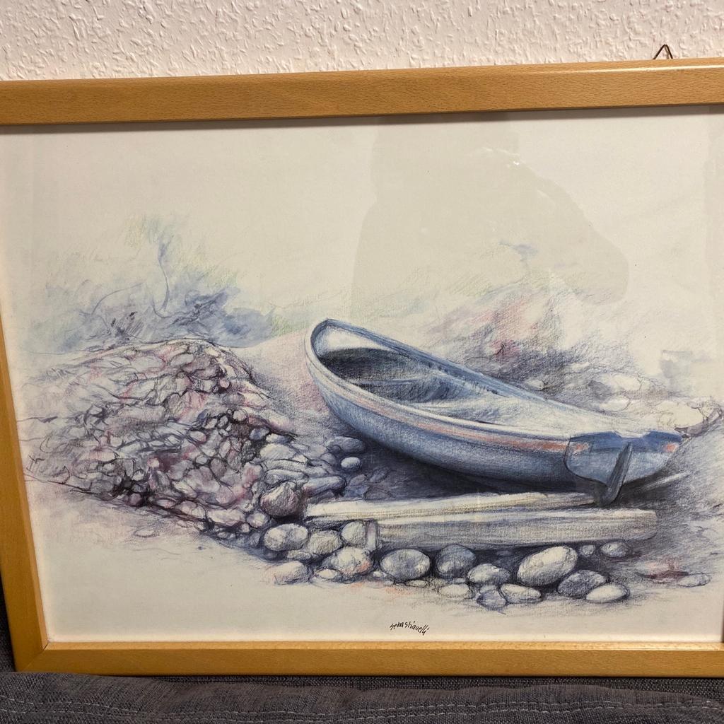 Verkaufe von einem Italienischen Maler aus Studio Roma Maestro Sebastianelli ein Handgemaltes Bild . Es ist in einem Bilderrahmen aus Holz Buche und vorne Glas.
Maße: 0,62 m Breit 0,48 m Höhe