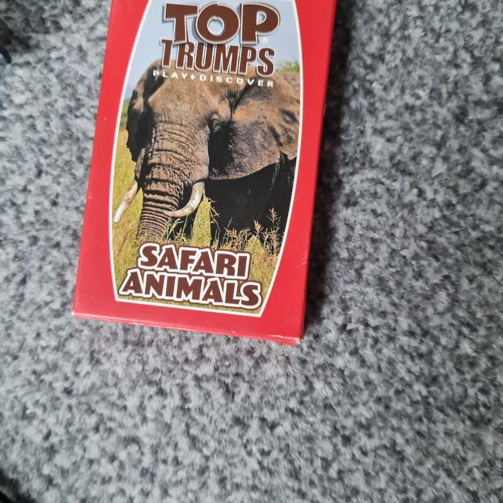 Safari Animals Top Trumps Card Game in Walsall for £1.50 for sale | Shpock