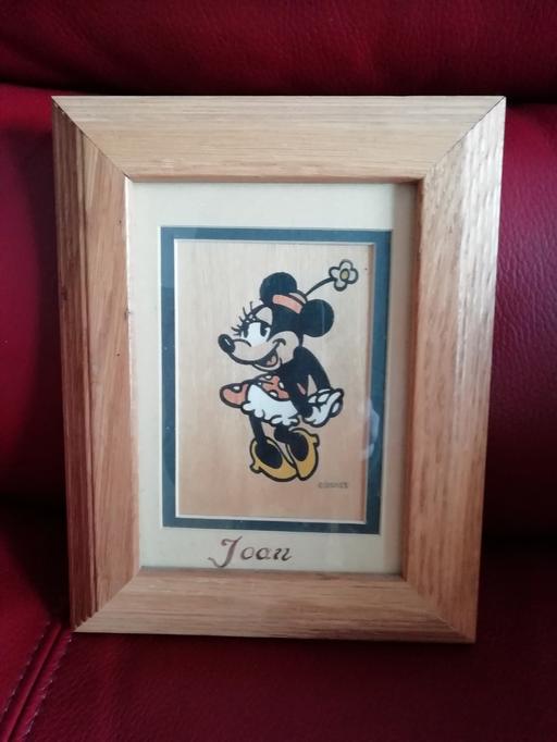 Buy & Sell Nottinghamshire Bassetlaw - Photos for Minnie Mouse Wooden Picture Frame - JOAN