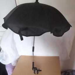 Parasol fits most buggies/strollers in good condition. From smoke and pet free home. Cash only on collection from London N1