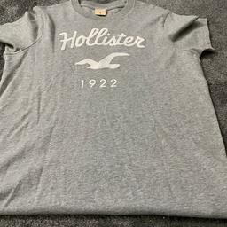 Grey men’s hollister tshirt
Excellent condition
Size small