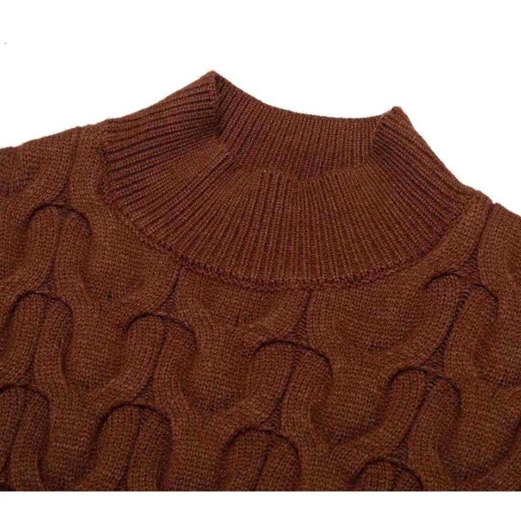 New Krumba Women Sleeveless Turtleneck Jaquard Knit Pullover Sweater Brown Large

I'm happy to post for postage cost
Thanks