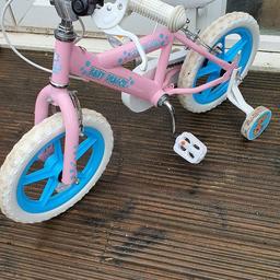 kids pedal pals 12 inches bike in excellent condition only used twice before out growing it. now in the shed and will make lovely gift for little girl