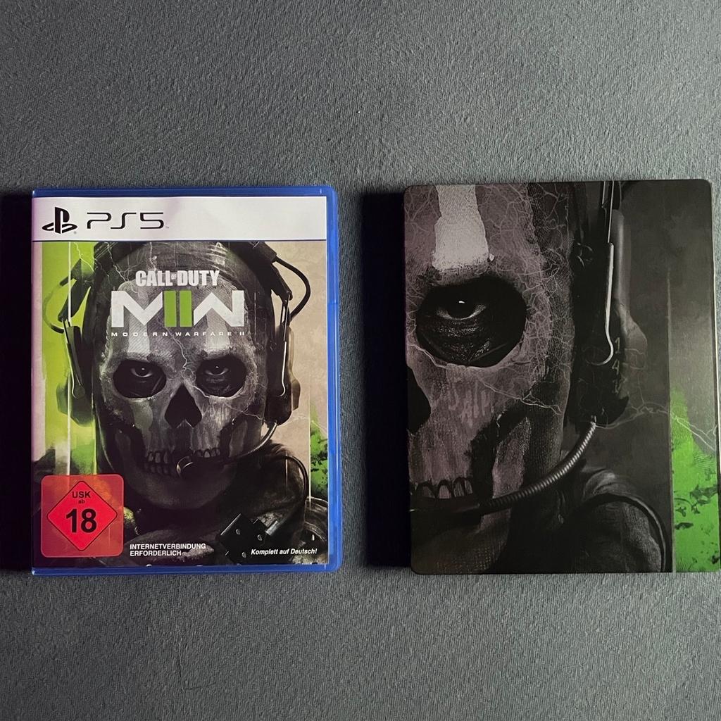CoD Modern Warfare 2 + MW2 Steelbook / PS5 in 61267 Neu-Anspach für 40 ...