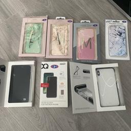 New still in boxes never been used phone cases