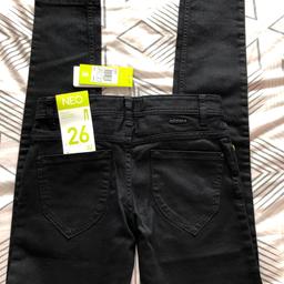 Black Adidas slim fit jeans NEO
Waist 26in
Length 32in
Brand new with tags