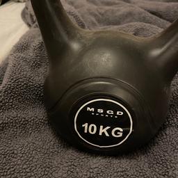 Brand new msgd 
Kettle bell weights 
I have two 
Selling one for 18 and two for 31