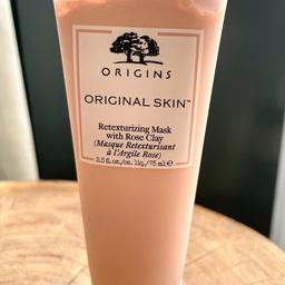 Origins retexturizing mask with rose clay

75ml full size. New (no box)

RRP £25