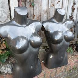 I have lots of these half mannequin torso

they are dark grey and very good quality

very solid

price is £16.each or can do a deal on multiple
2 for £30
3 for £42
4 for £50

cash on collection only from Romford rm3