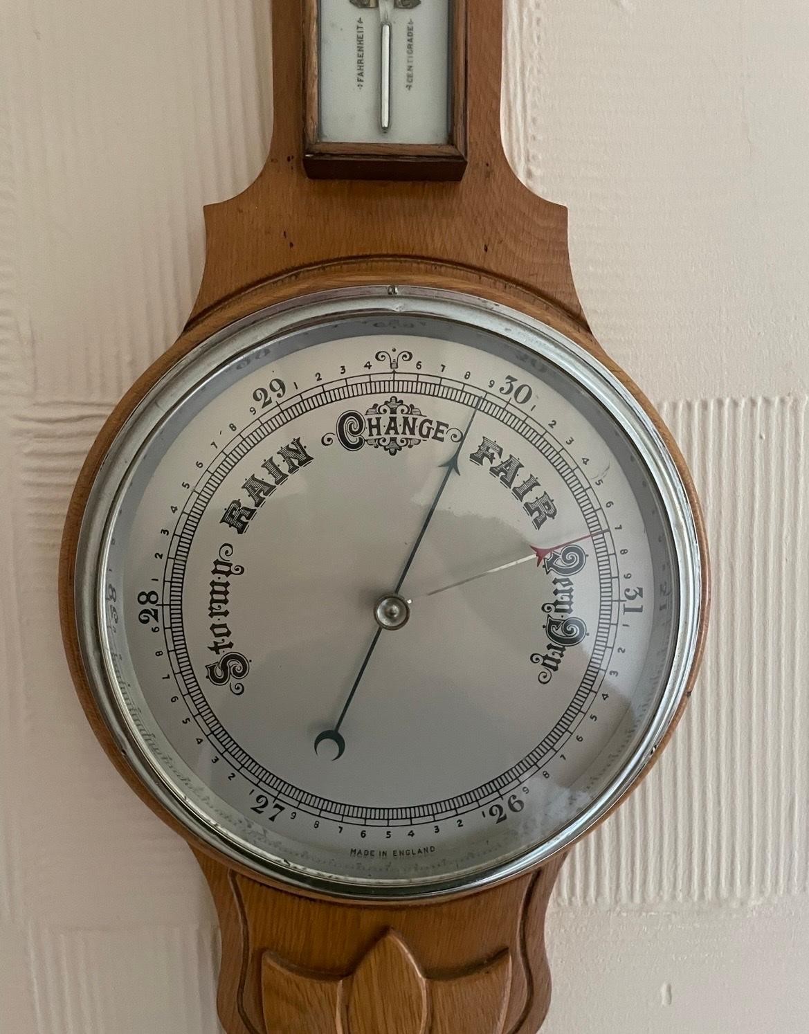 Traditional Large 3 in 1 Weather Temp Clock in S72 Wakefield für 20,00 ...