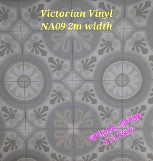 Buy & Sell Hertfordshire Broxbourne - Photos for Vinyl flooring Victorian style NA09 £13.99 m²