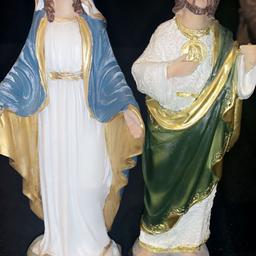 Mary and Jesus Statue. Multi Colour Statue , so it's not only in white colour. 
Collect from Bd3 leeds Road Bradford near mcdonald's or I can deliver anywhere in Bradford for fuel money. Thank you
