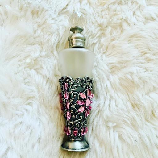 Buy & Sell Dorset Bournemouth, Christchurch and Poole - Photos for Ornate Pink Flower Vintage Glass Bottle