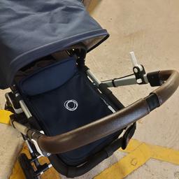 Excellent condition, its been professionally cleaned and new mattress, bought 2 months ago.

It comes with a carrycot and parenting facing and forward facing seat. To change the seat you just change the cover and use existing frame.

Also comes with a rain cover
