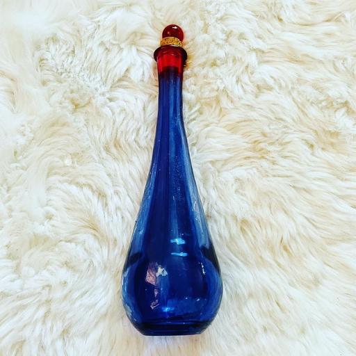 Buy & Sell Dorset Bournemouth, Christchurch and Poole - Photos for Blue Glass Bottle with Red Glass Top