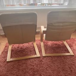 Ikea kids poang chairs x2 good condition