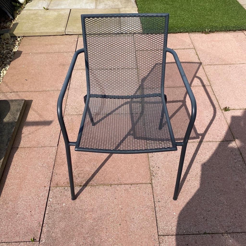 Set of 6 metal garden chairs in B31 Birmingham for £50.00 for sale Shpock