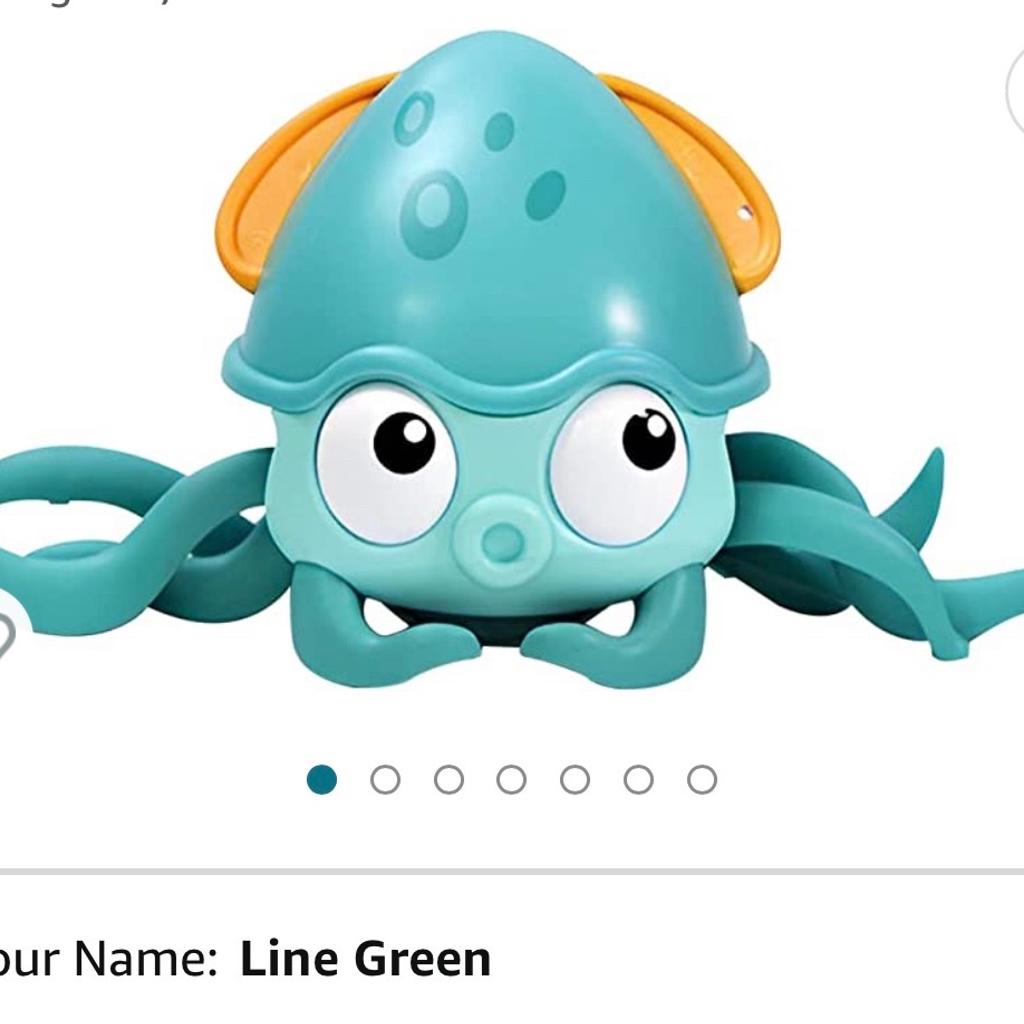 Crawlingq Floating Octopus Shower Toy for Baby Amphibious Octopus Wind Up Bath Toys Toddler Animal Walking Bath Interactive Toys Reusable Floating Bathtub Toy for Boys Girls FI(Line green)

Perfect Gift for Toddlers] This amphibious clockwork octopus toy is perfect for indoor floor or outdoor use, swimming pools, beaches, travel and more. The perfect gift choice for Birthdays, Children's Day, Christmas, Halloween, Thanksgiving, Parties, Holidays and more.

[Easy to Use] No electricity required, clockwork driven. Turn the handle behind the belly of the octopus clockwise, and the cute octopus will quickly swim in the water around the child, bringing fun to the child.

[After-sales] If you have any questions, please get in touch with us, our service team will provide you with a professional and satisfactory service.

[Safe Material] Bath toys are made of safe reusable plastic. The curved design and soft edges protect baby's little hands.

[Early Education Toys] Bright colors and cute des