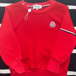 Red Boys Moncler jumper 
Age 2 
Great condition 
Washed and ready to go