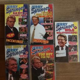 Jerry springer VHS Tapes 1998. All in very good condition