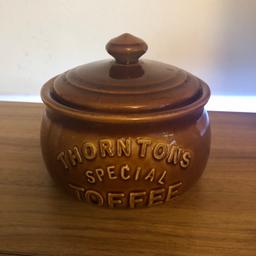 Thorntons special toffee jar