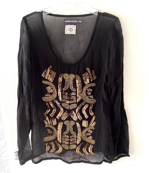 Buy & Sell West London West Kensington - West London - Photos for Antik Batik Karina Tee Gold Beaded Blouse