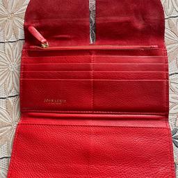Red wallet . Loads of compartments