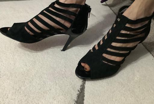 Buy & Sell West Midlands Birmingham - Photos for Peacocks size 6 black strapped heeled sandals