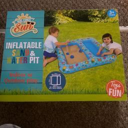 Kids inflatable sand and water Pitt brand new boxed cash on collecting or bank transfer thank you