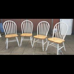 Beautiful set of dining chairs x 4
Each chair is super heavy and very good quality
Could do with a lick of paint, to freshen up.
Very sturdy
£200
Collect hayes ub4
Can deliver for little charge
