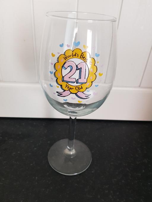 Buy & Sell Nottinghamshire Ashfield - Photos for 21st Birthday glass