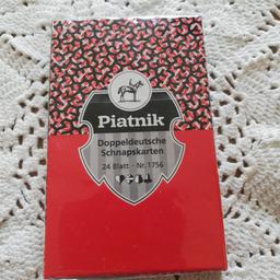Doppeldeutsche Spielkarten
Marke Piatnik
NEU!

Schaut auch auf meine anderen Angebote!
Privatverkauf
