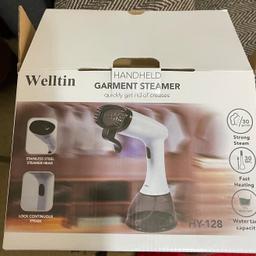 Wellin handheld garment steamer
Hardly used
Manual include
In a box
Collect in person