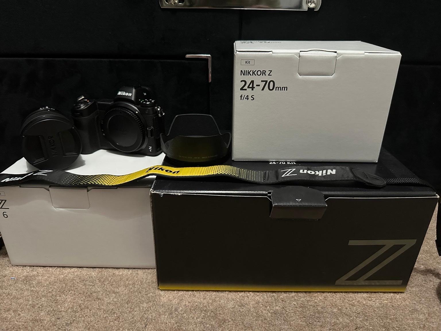 Nikon Z6 24.5MP Camera + 24-70mm F/4 S lens in GU17 Hart for £1,400.00 ...